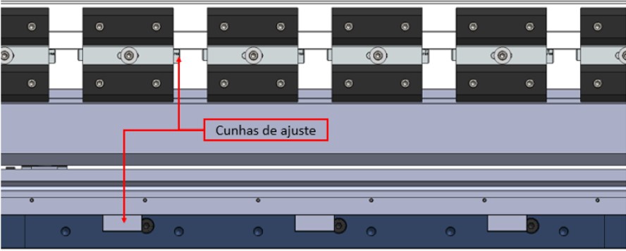 Quais os 5 principais defeitos em peças dobradas? 8 Sistema de cunhas utilizadas em dobradeiras para corrigir defeitos na dobra