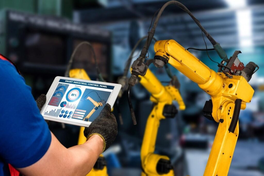 Como a digitalização está transformando a gestão de produção? 2 Robotica na industria