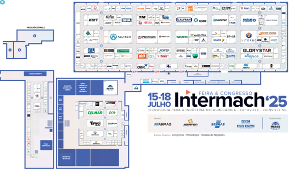 Intermach 2025: tudo o que você precisa saber antes de visitar a feira indústrial metalmecânica 3 Intermach mapa