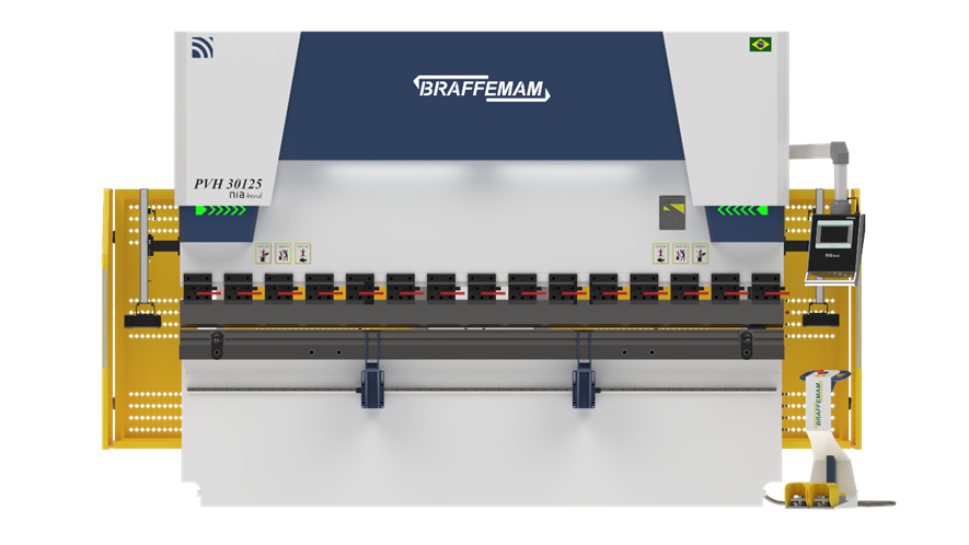 Dobradeira Braffemam PVH 125Tx3200: Precisão, Robustez e Alta Produtividade para a Indústria Metalúrgica 2 125Tx3200