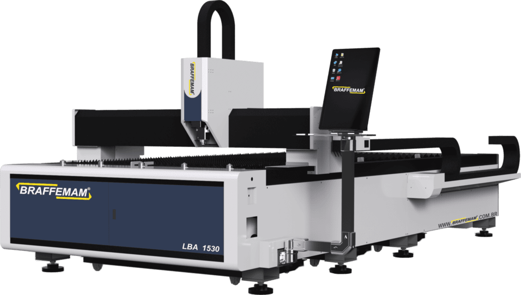 Máquina de corte a laser aberta