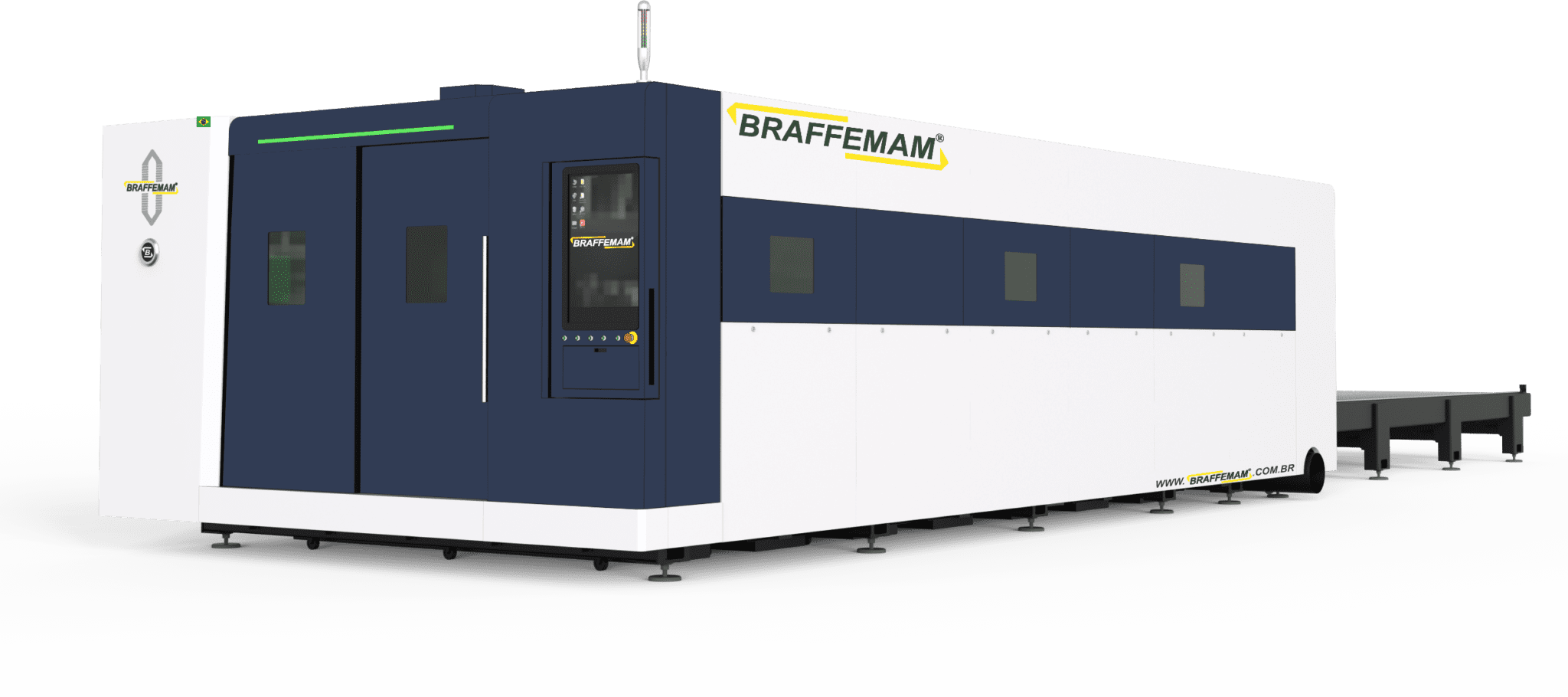Máquina de corte a laser fechada