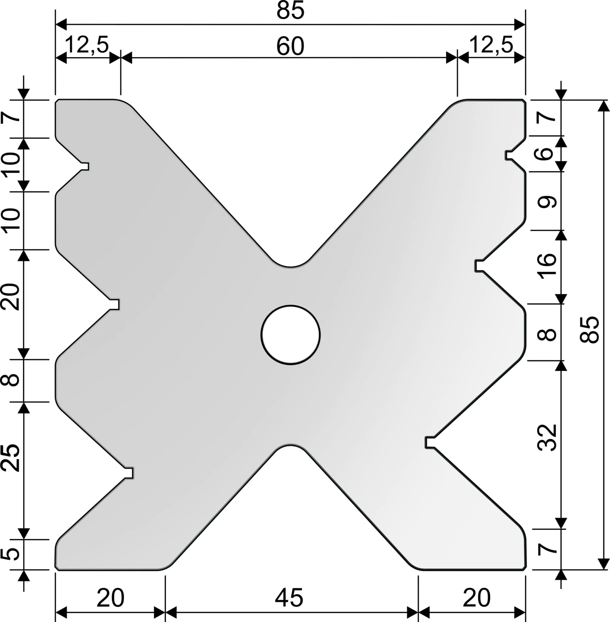 Dobradeira 125T3200 – Linha PVH 30125n 5 Matriz 125T3200